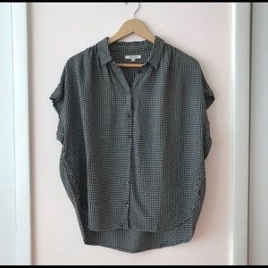 Madewell Black White Haden Plaid Central
